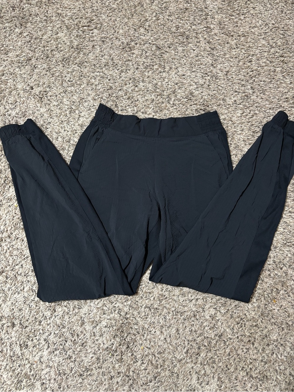 Athleta Black Elastic Waist Jogger Pants